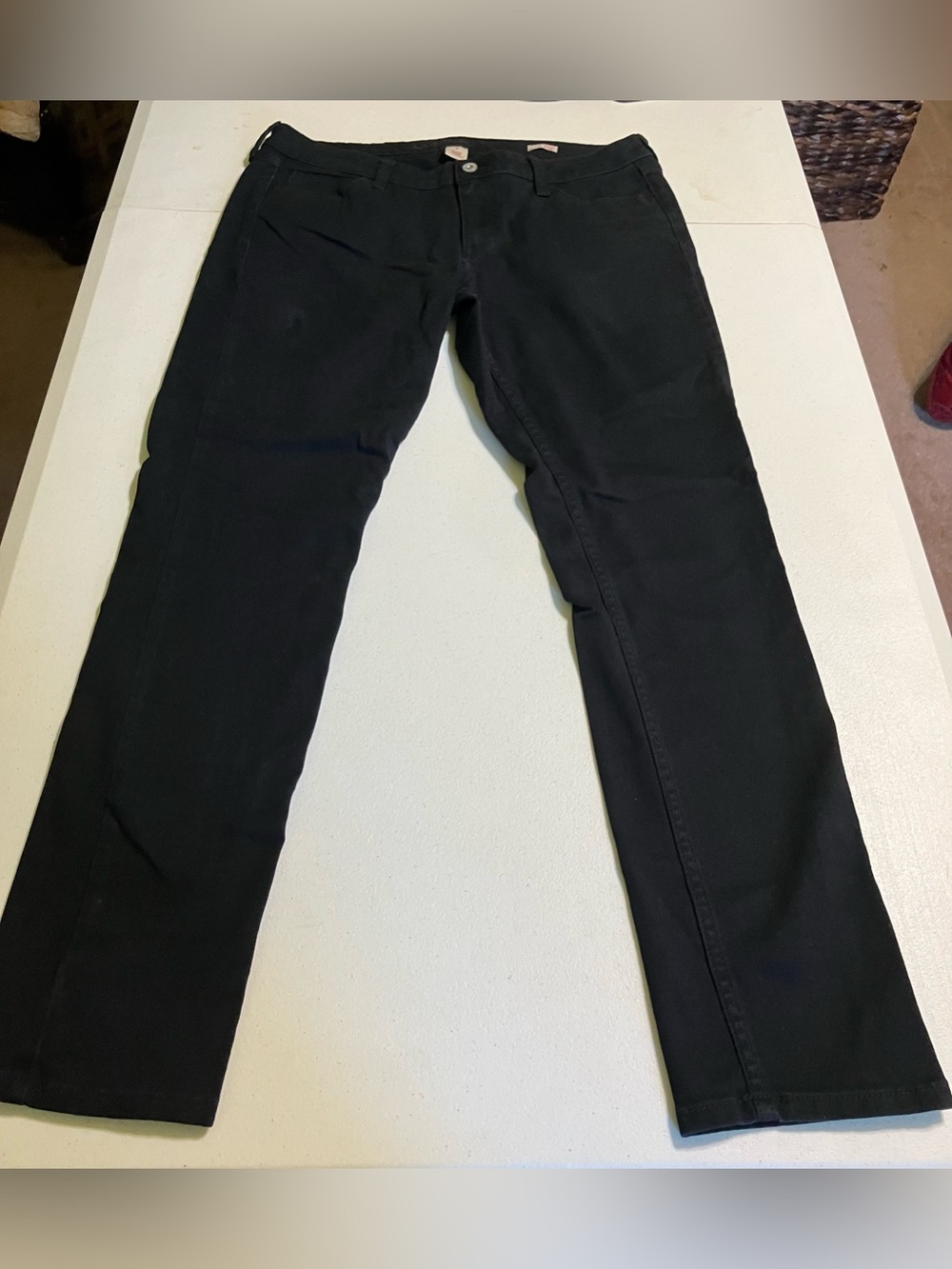 Women’s Arizona Jean Company Super Skinny Jeans Size 15 Black Stretch Denim